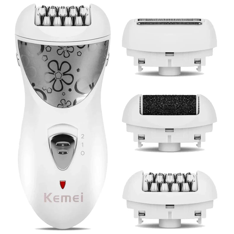 rechargeable 3-in-1 epilator and callus remover - MRSLM