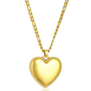 embossed love necklace with leather cord, view 6 - MRSLM