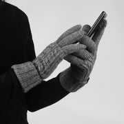 Touchscreen knit winter gloves, view 10 - MRSLM