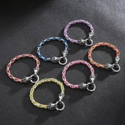 lion head king chain titanium steel bracelet, view 3 - MRSLM