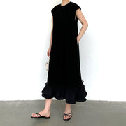 women's loose summer dress, view 3 - MRSLM