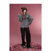 high waist corduroy pants, view 9 - MRSLM