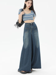 high waist slim straight pocket jeans, view 6 - MRSLM