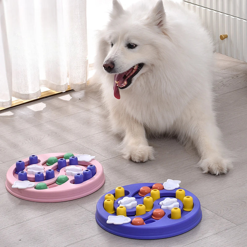 interactive dog puzzle slow feeder, view 6 - MRSLM