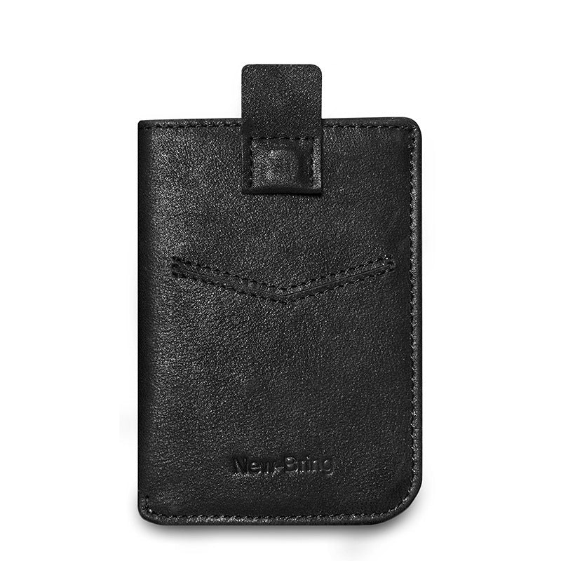 Leather card holder wallet, view 7 - MRSLM