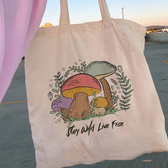 floral tote bag for women, view 20 - MRSLM