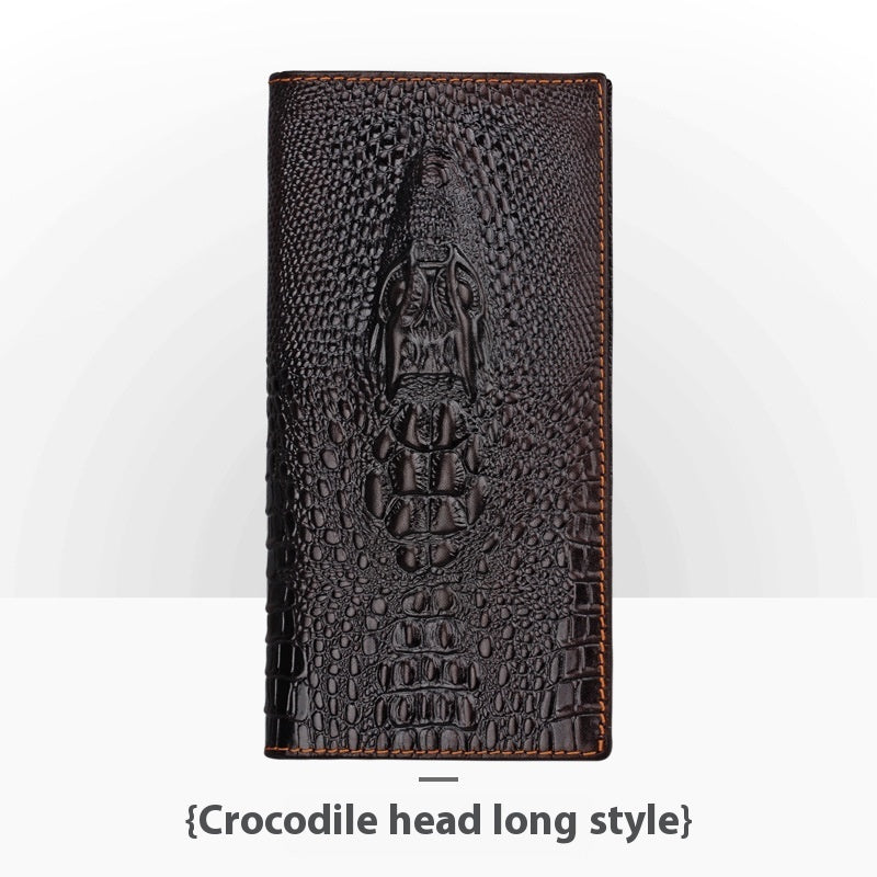 embossed leather wallet, view 17 - MRSLM