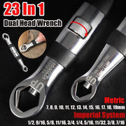 dual-head 23-in-1 adjustable wrench, view 3 - MRSLM