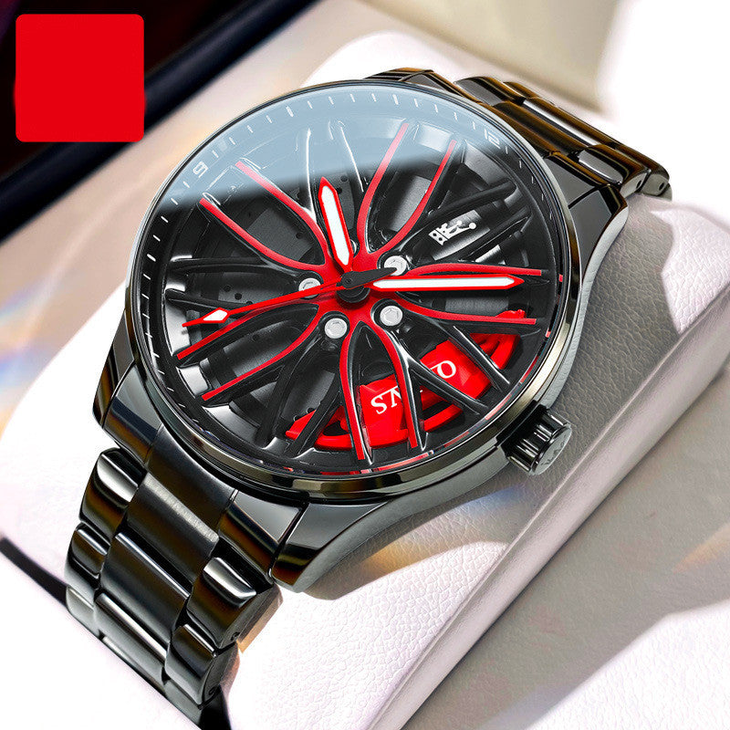 Men's hollowed-out quartz watch, view 2 - MRSLM