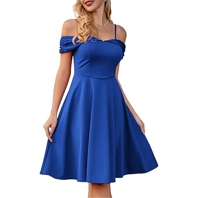 retro spaghetti strap dress, view 7 - MRSLM
