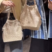 summer woven hollow crossbody handbag, view 4 - MRSLM