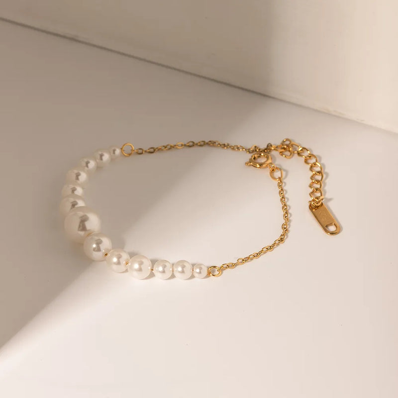pearl spacer necklace or bracelet, view 5 - MRSLM
