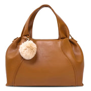 Large capacity soft synthetic leather tote bag, view 2 - MRSLM