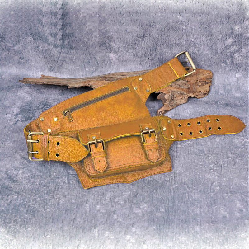 Unisex PU mobile coin purse waist bag, view 4 - MRSLM