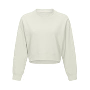 short loose pullover sweatshirt for yoga, view 3 - MRSLM
