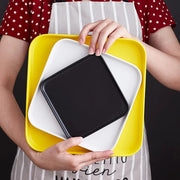 6-piece square ceramic dinnerware set, view 12 - MRSLM