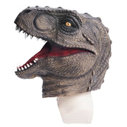 Latex dinosaur head mask, view 2 - MRSLM