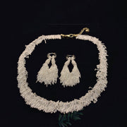french vintage geometric jewelry set, view 4 - MRSLM