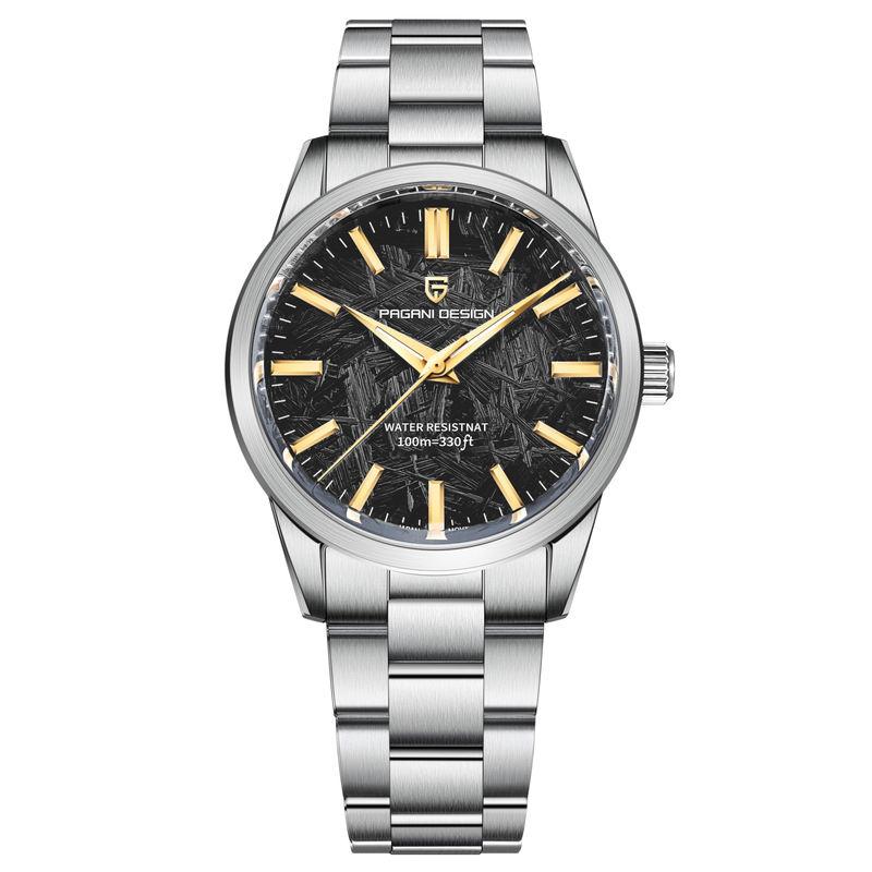 men's quartz watch with marble dial, view 2 - MRSLM