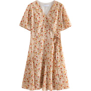 french wrap dress, view 7 - MRSLM