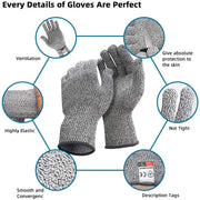 grade 5 cut-resistant gloves, view 9 - MRSLM
