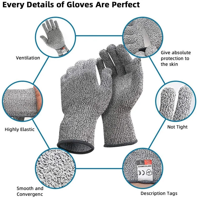 grade 5 cut-resistant gloves, view 9 - MRSLM