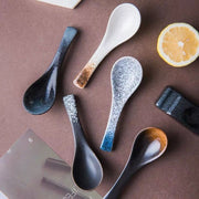 japanese ceramic soup spoon, view 8 - MRSLM