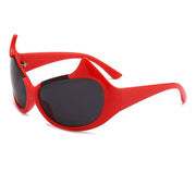 oversized cat eye sunglasses, view 12 - MRSLM