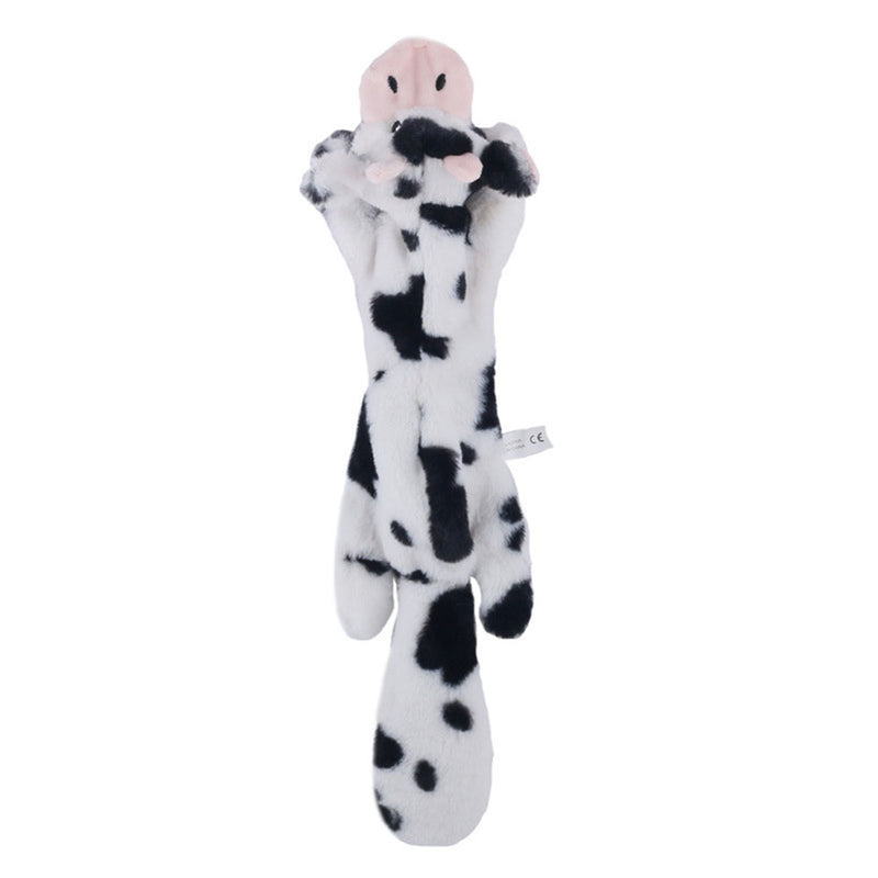 crinkle squeak plush dog toy, view 4 - MRSLM