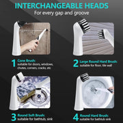 multifunctional sonic scrubber cleaning tool, view 4 - MRSLM