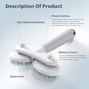 dual head electric pet brush, view 3 - MRSLM