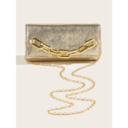 shiny evening clutch bag, view 2 - MRSLM