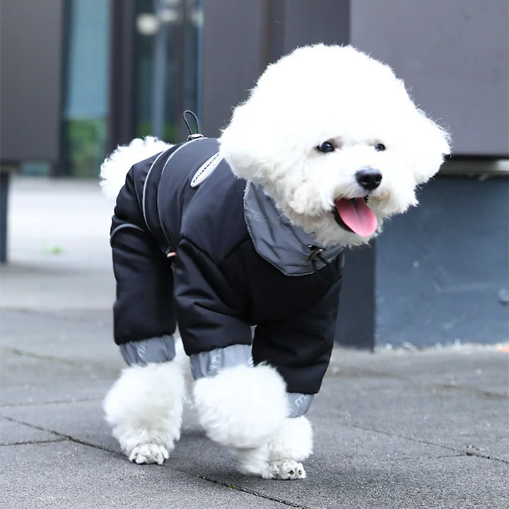 Winter Warm Dog Jacket Reflective Coat for Small and Medium Dogs