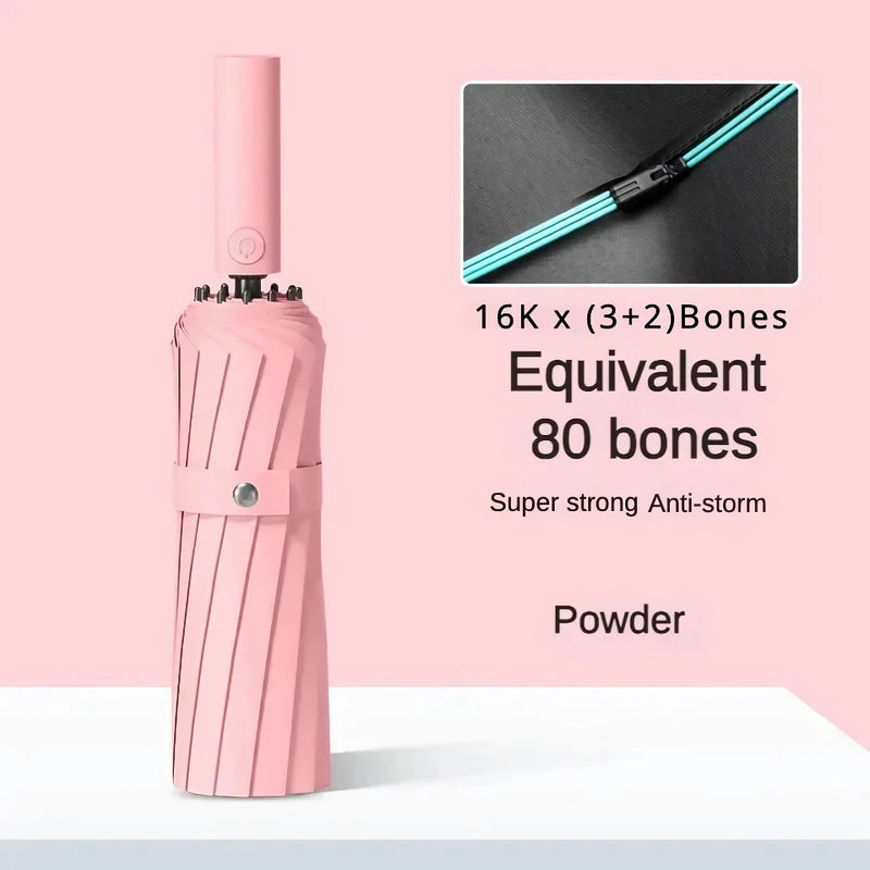 80-bone folding umbrella, view 7 - MRSLM