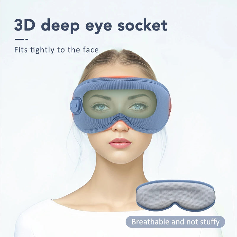 electric graphene hot compress massage eye mask, view 6 - MRSLM