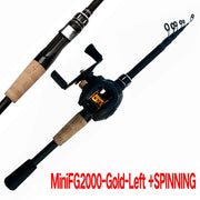 telescopic fishing rod and reel combo, view 4 - MRSLM