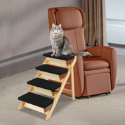 wooden pet stairs and ramp, view 4 - MRSLM