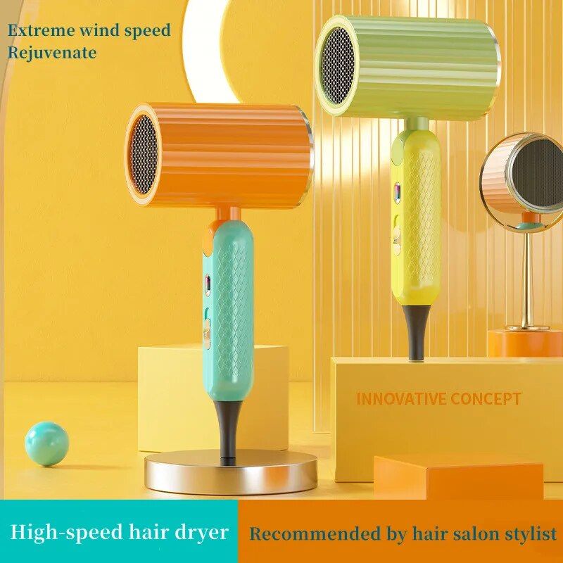 foldable ionic hair dryer, view 12 - MRSLM