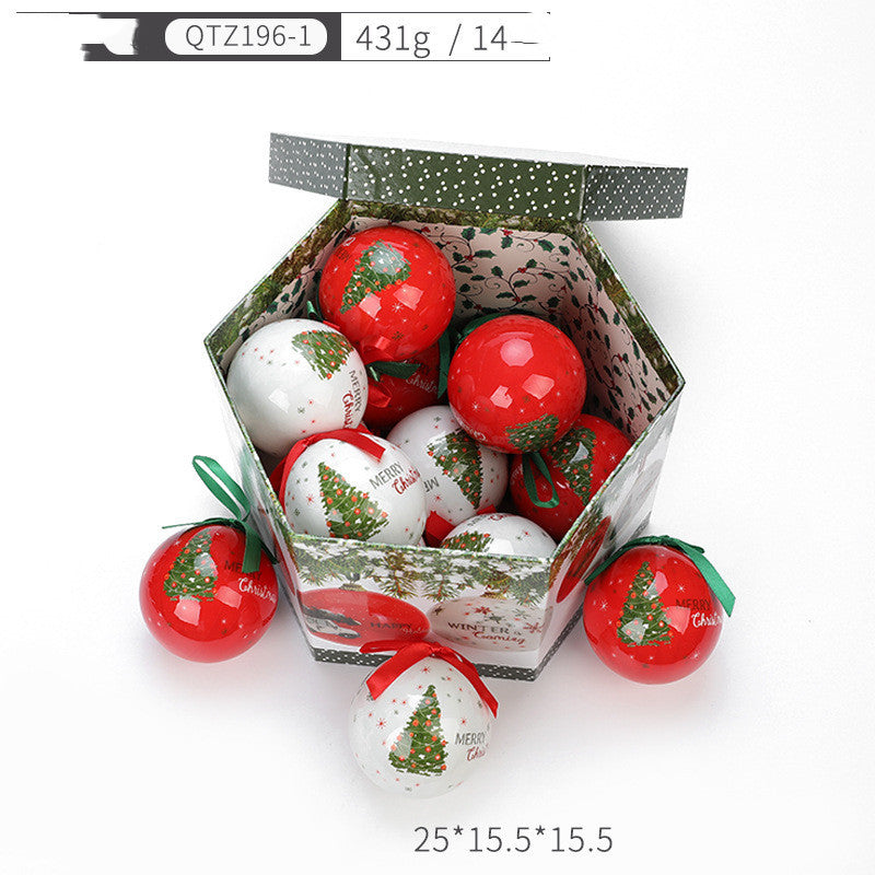 foam Christmas ball pendants, view 8 - MRSLM