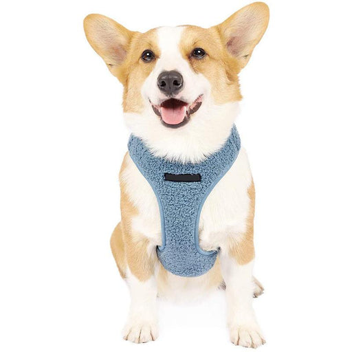 fleece dog harness and leash set - MRSLM
