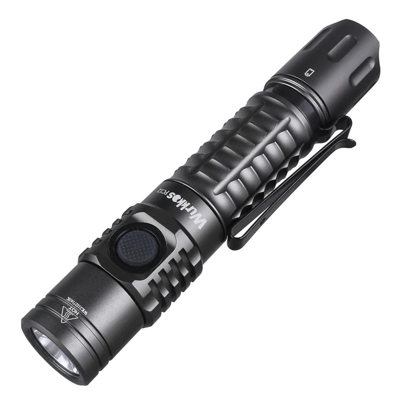 rechargeable LED flashlight, view 2 - MRSLM
