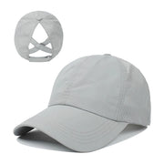 summer mesh ponytail baseball cap, view 2 - MRSLM