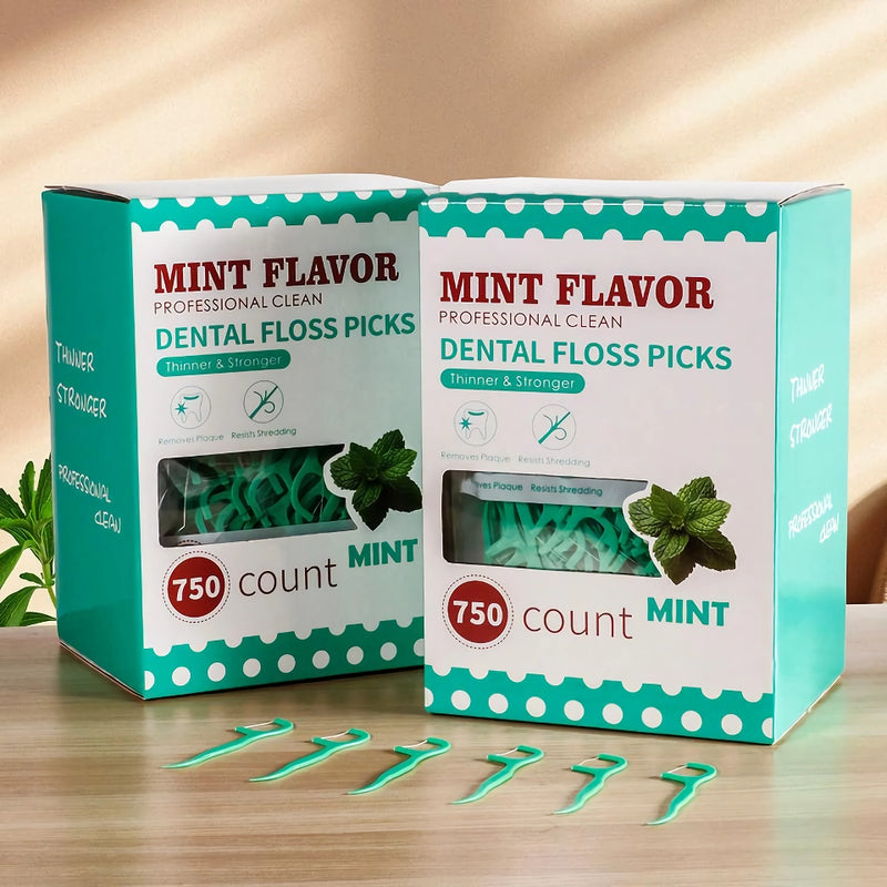 mint fresh portable dental floss sticks, view 7 - MRSLM