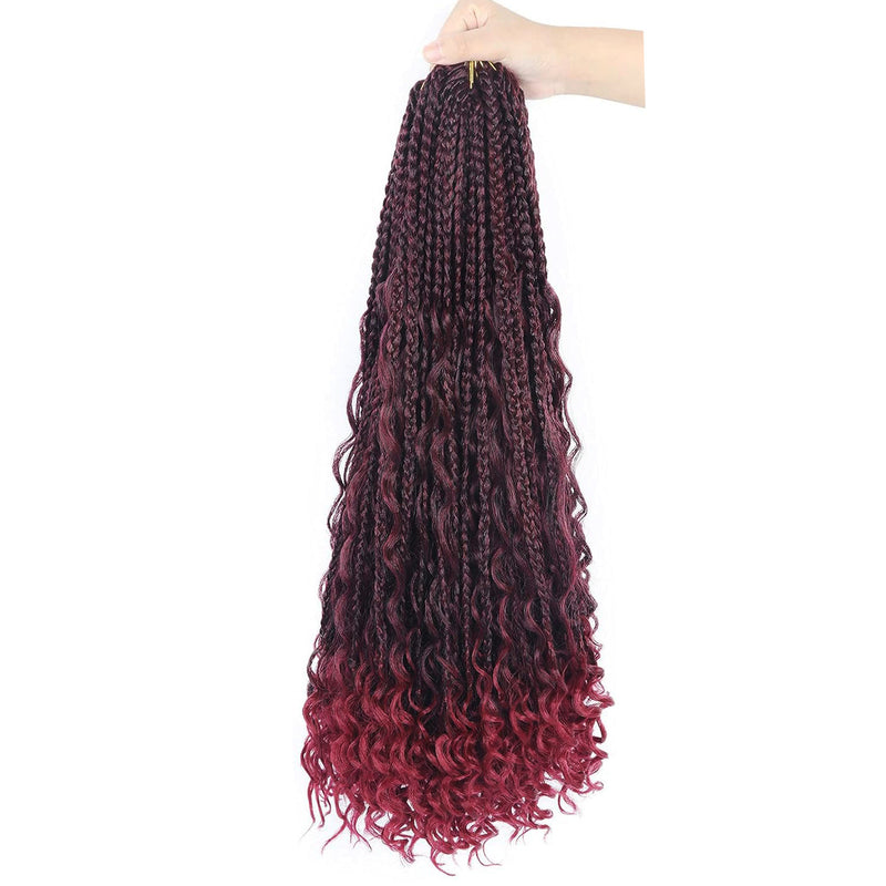 three-strand braid crochet hair, view 5 - MRSLM