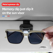 leather alloy car visor clip for sunglasses, view 13 - MRSLM