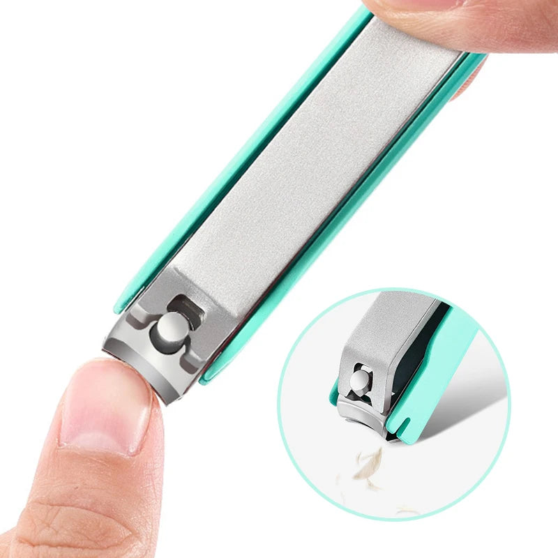 colorful anti-splash nail clippers, view 7 - MRSLM