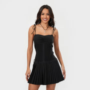 Fairycore spaghetti strap mini dress, view 3 - MRSLM
