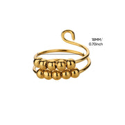 stainless steel fidget ring, view 9 - MRSLM