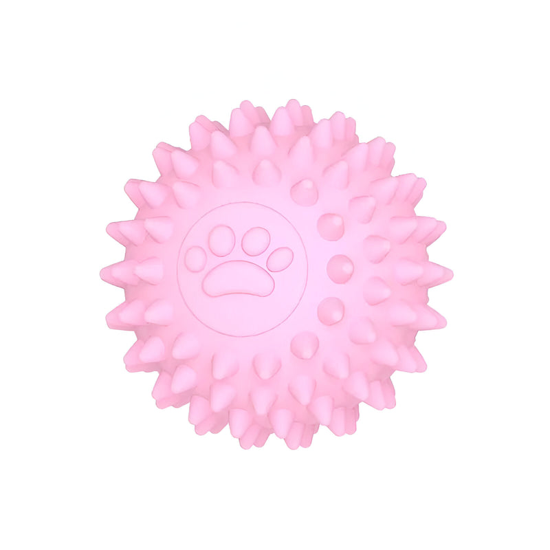 interactive rubber chew ball for dogs and cats, view 6 - MRSLM