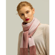 Double-sided wool scarf, shawl and wrap, view 10 - MRSLM